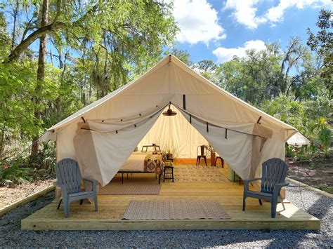 glamping at hillsborough river state park|Glamping = Glamorous Camping